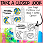 Volleyball Shape Matching Clip Cards