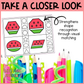 Watermelon Shape Matching Clip Cards