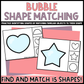 Bubble Shape Matching Clipcards