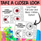 Eyeball Shape Matching Clip Cards
