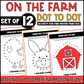 Farm Dot to Dot Activity for Fine Motor Practice