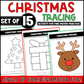 Christmas Tracing Activity for Fine Motor Practice in December