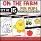 Farm Push Pin Poke Activity for Fine Motor Practice