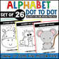Alphabet Dot to Dot Activity for Fine Motor Practice