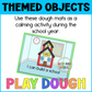 Play Dough Mats Activities for All Year Long Bundle including Fall