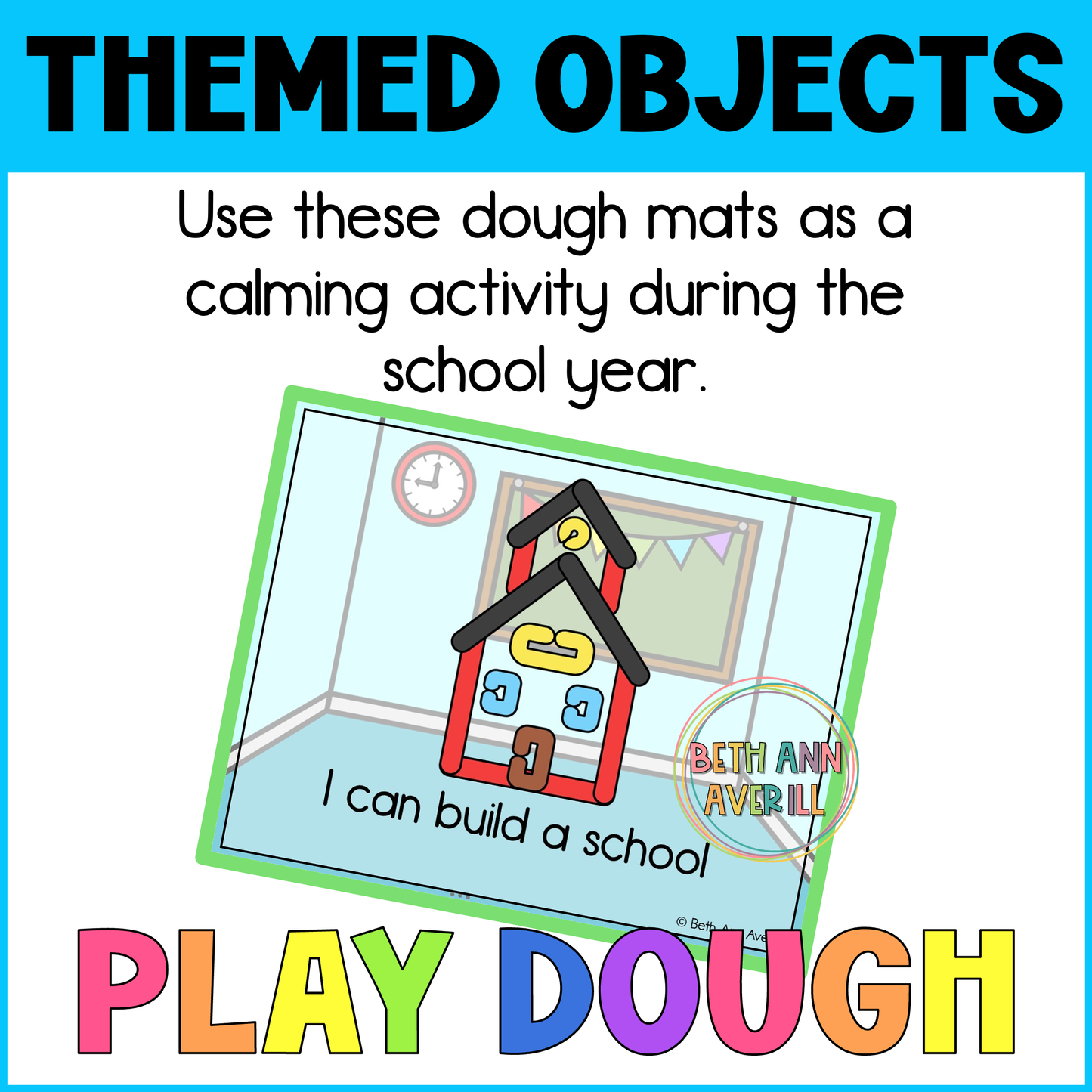 Play Dough Mats Activities for All Year Long Bundle including Fall