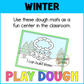 Winter Play Dough Mat Activities for Preschoolers