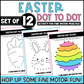 Easter Dot to Dot Activity for Fine Motor Practice