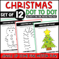 Christmas Dot to Dot Activity for Fine Motor Practice in December