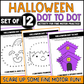 Halloween Dot to Dot Activity for Fine Motor Practice
