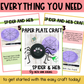 Spider and Web Paper Plate Craft - Halloween Craft