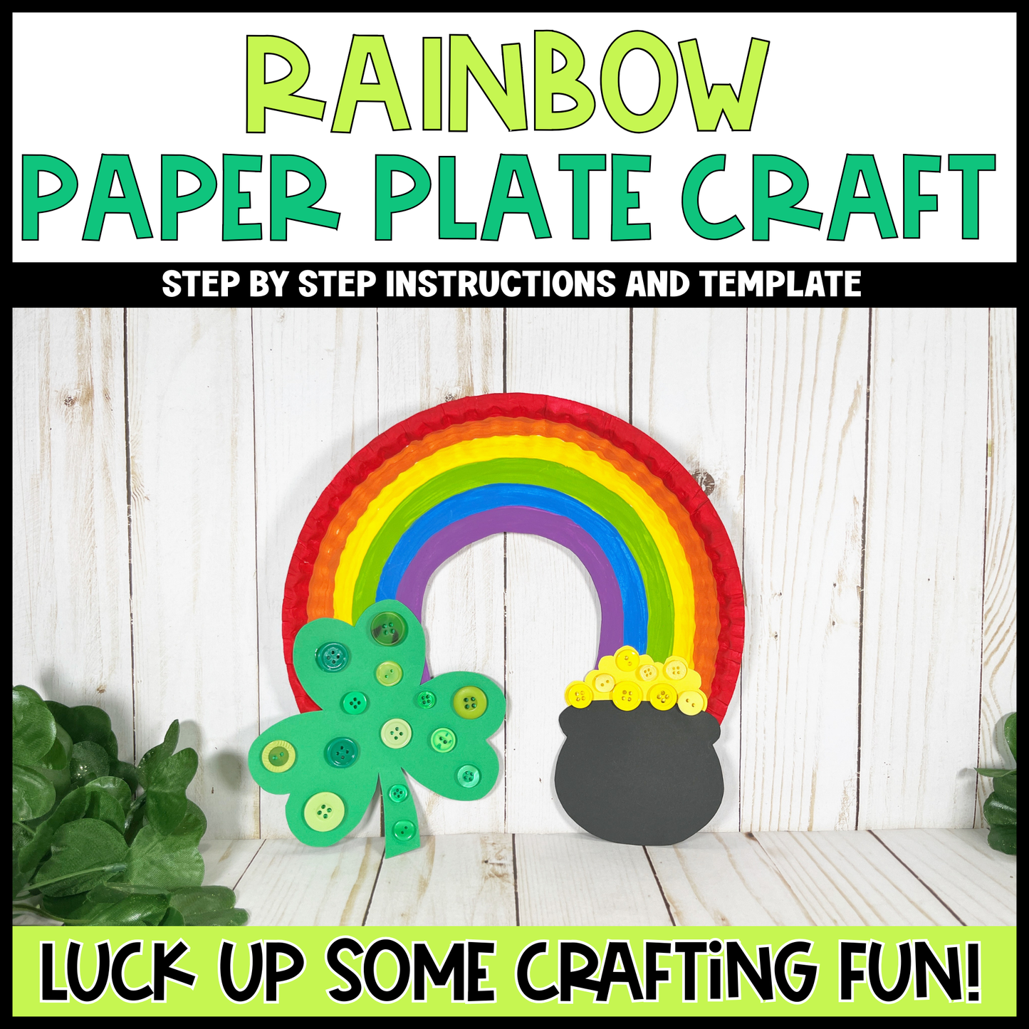 St. Patrick's Day Paper Plate Craft Bundle