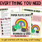 Rainbow and Pot of Gold Paper Plate Craft - St. Patrick's Day Craft