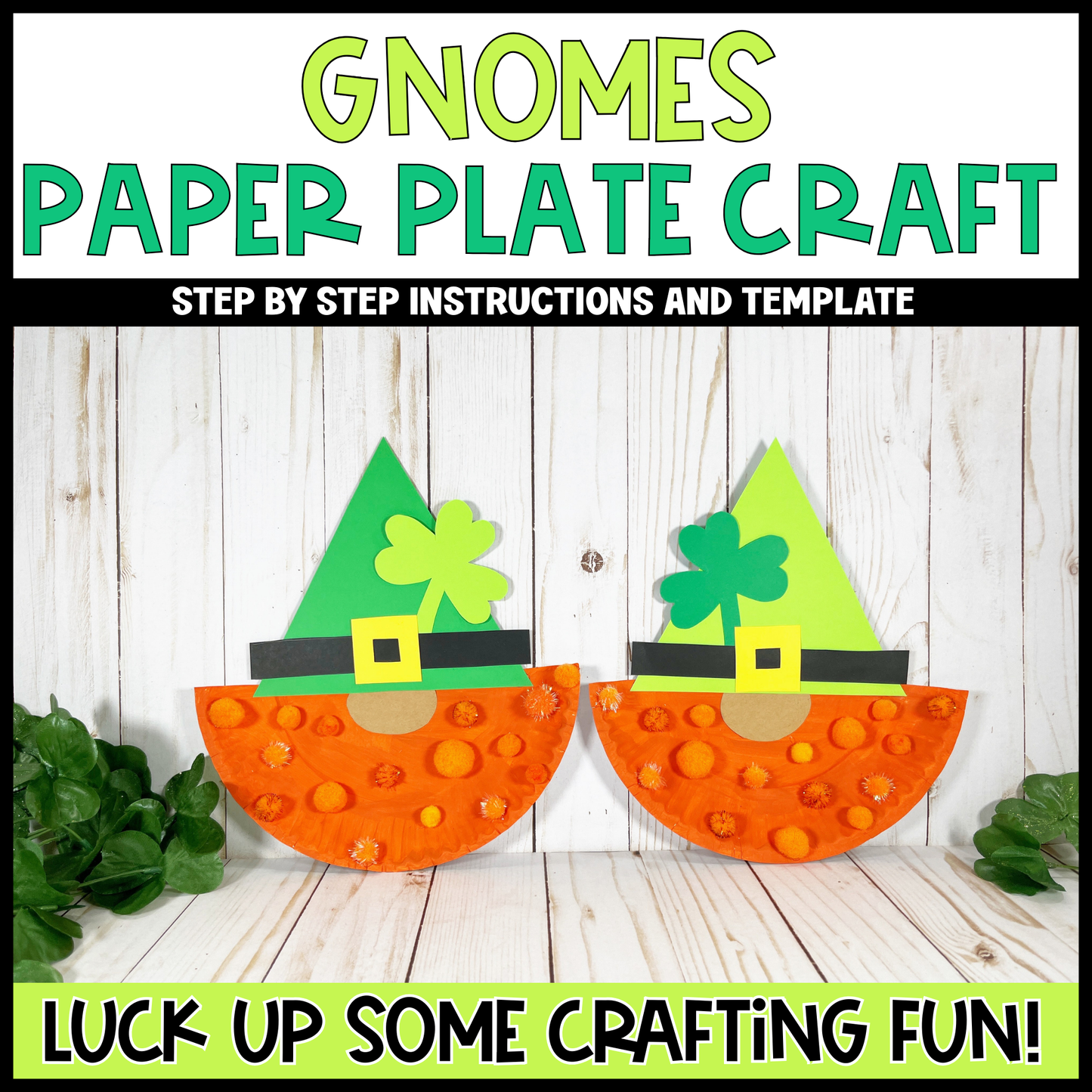 St. Patrick's Day Paper Plate Craft Bundle