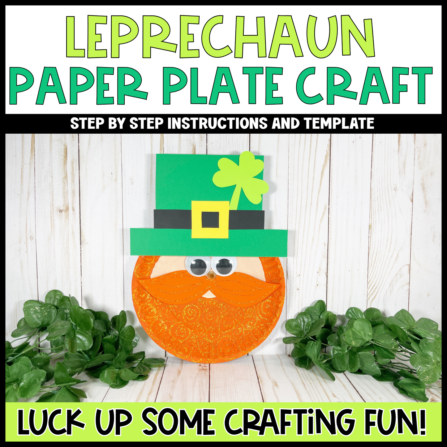 St. Patrick's Day Paper Plate Craft Bundle