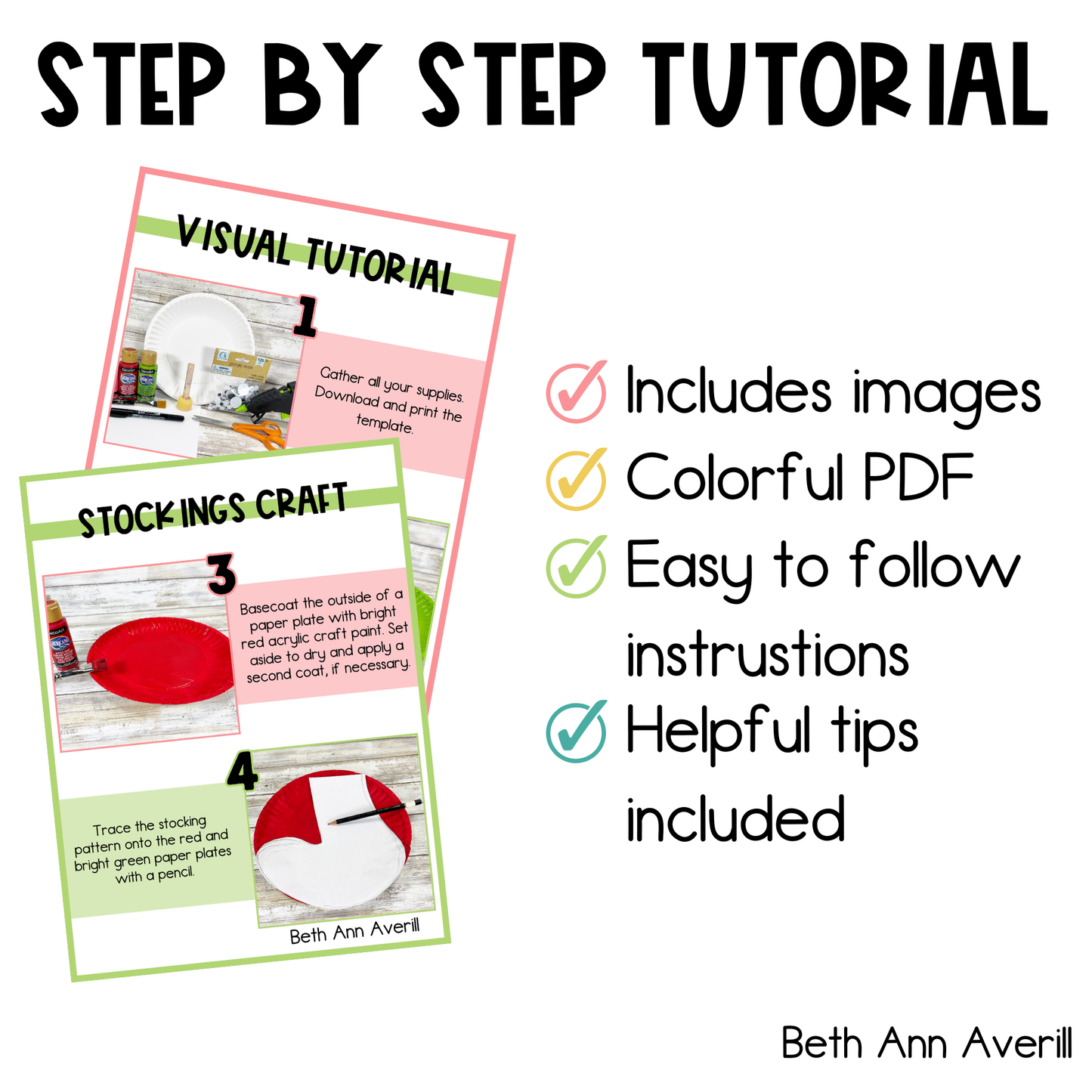 Paper Plate Stockings