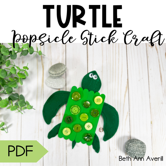 Turtle Popsicle Stick Craft
