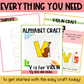 Letter v is for violin craftivity letter of the week Alphabet Craft