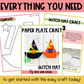 Witch's Hat Paper Plate Craft - Halloween Craft