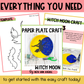 Witch Moon Paper Plate Craft - Halloween Craft