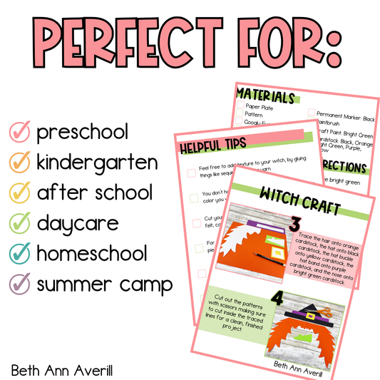 Halloween Paper Plate Craft Bundle – 15 Spooky & Silly Projects