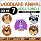 Woodland Paper Plate Craft Bundle  | Woodland Crafts | Fine Motor Activity