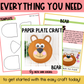 Bear Paper Plate Craft | Woodland Crafts | Fine Motor Activity