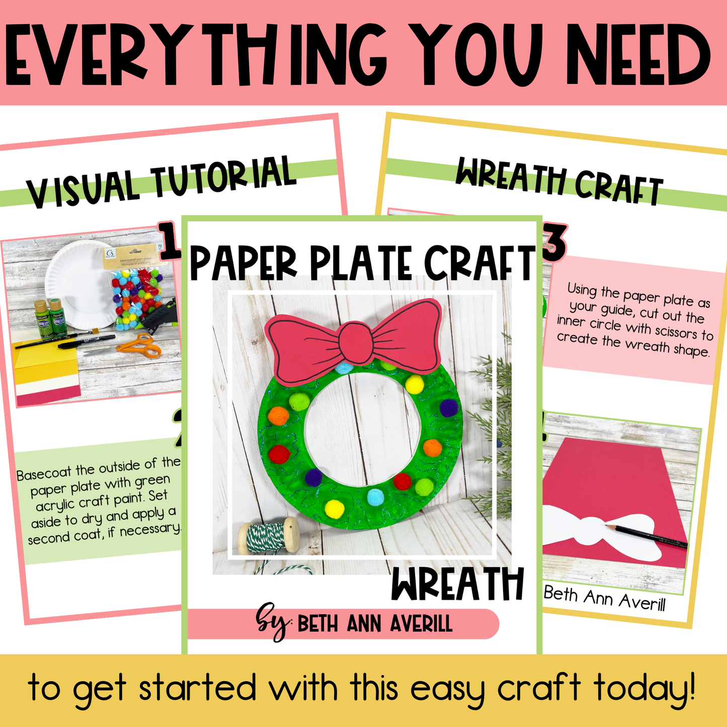 Christmas Paper Plate Craft Mega Bundle