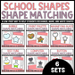 Shape Matching Mega Bundle 70 Themed Shape Matching Clip Card