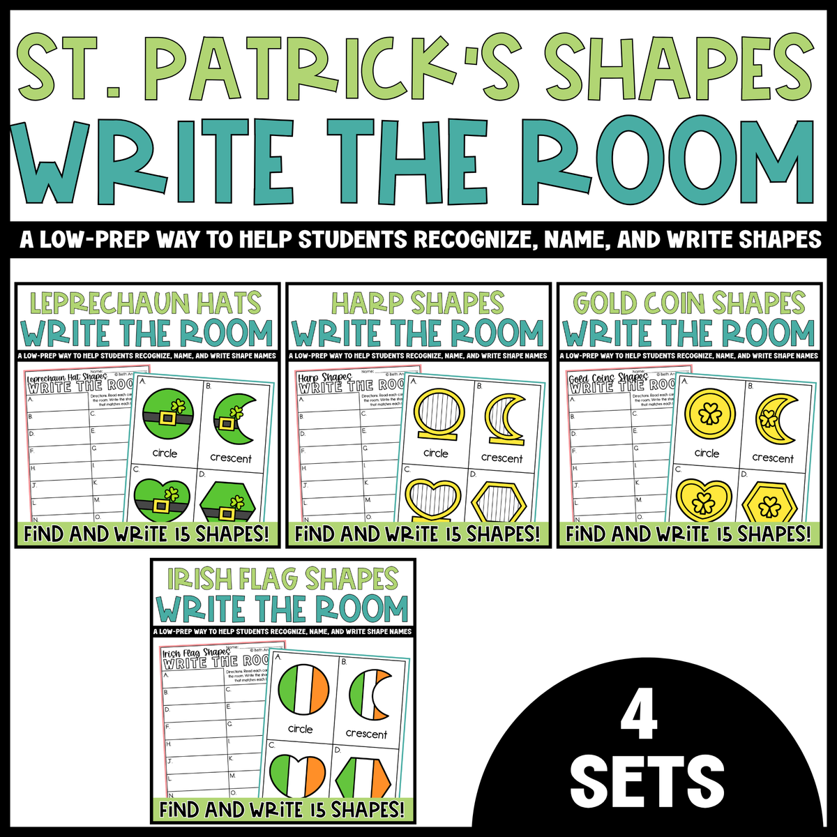 Shapes Write the Room Mega Bundle