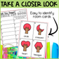 Fall Tree Shapes Write the Room | 2D Shapes Recognition & Name Writing