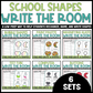 School Shapes Write the Room Bundle