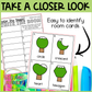 Winter Tree Shapes Write the Room | 2D Shapes Recognition & Name Writing