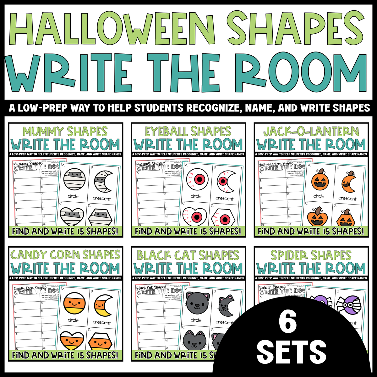 Shapes Write the Room Mega Bundle
