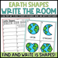 Earth Shapes Write the Room | 2D Shapes Recognition & Name Writing