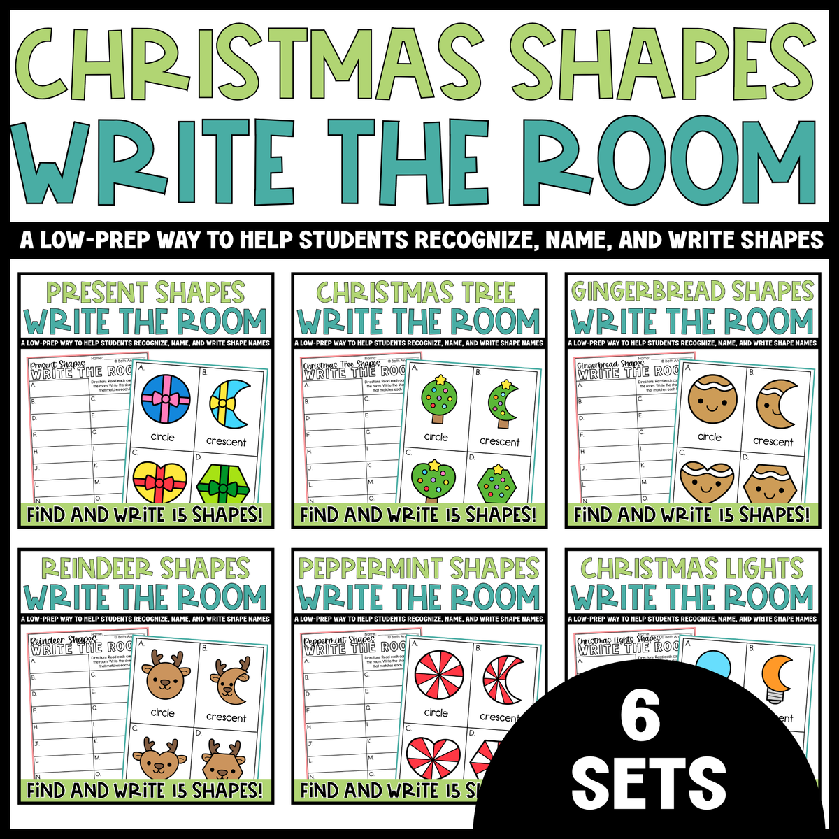 Shapes Write the Room Mega Bundle