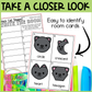 Black Cat Shapes Write the Room | 2D Shapes Recognition & Name Writing