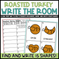 Roasted Turkey Shapes Write the Room | 2D Shapes Recognition & Name Writing