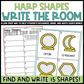 Harp Shapes Write the Room | 2D Shapes Recognition & Name Writing