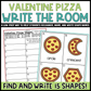 Pizza Shapes Write the Room | 2D Shapes Recognition & Name