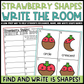 Chocolate Strawberries Shapes Write the Room | 2D Shapes Recognition & Name
