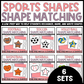 Shape Matching Mega Bundle 70 Themed Shape Matching Clip Card
