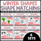 Shape Matching Mega Bundle 70 Themed Shape Matching Clip Card