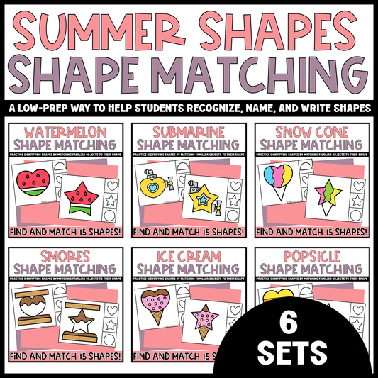 Summer Shape Matching Bundle