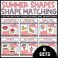 Shape Matching Mega Bundle 70 Themed Shape Matching Clip Card