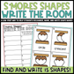 S'mores Shapes Write the Room | 2D Shapes Recognition & Name Writing