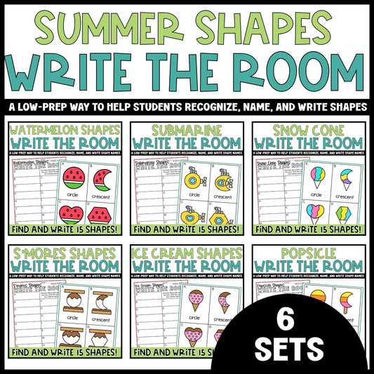 Summer Write the Room Bundle