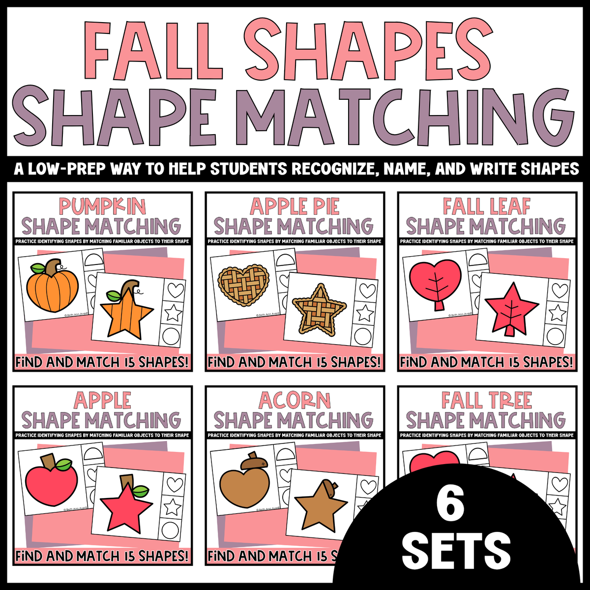 Fall Shape Matching Bundle