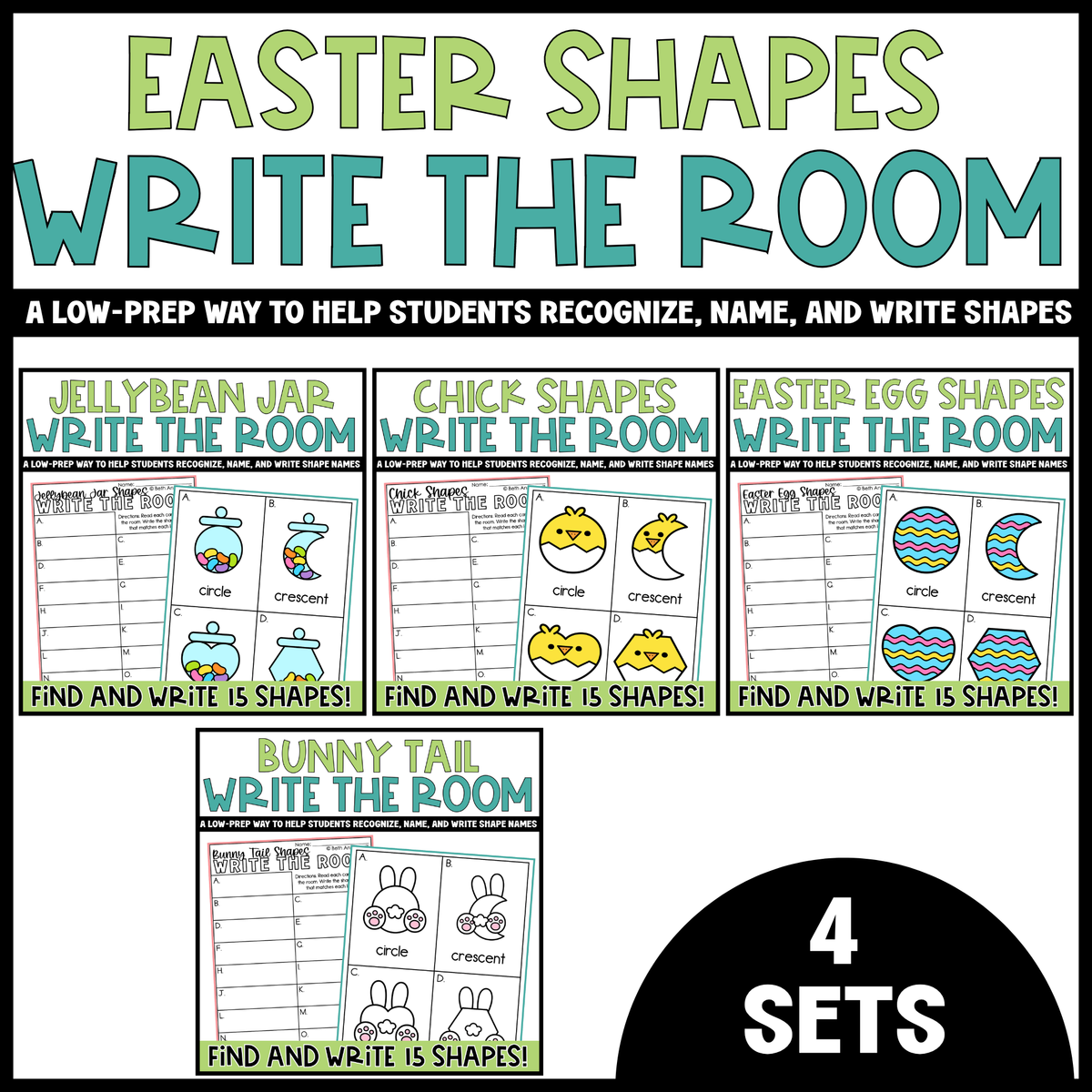 Shapes Write the Room Mega Bundle