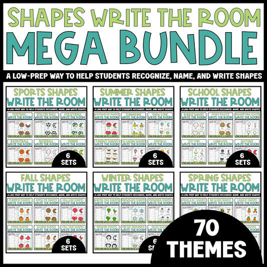 Shapes Write the Room Mega Bundle